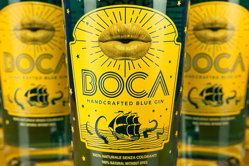 BOCA Handcrafted Blue Gin - Confezione da 3 bottiglie